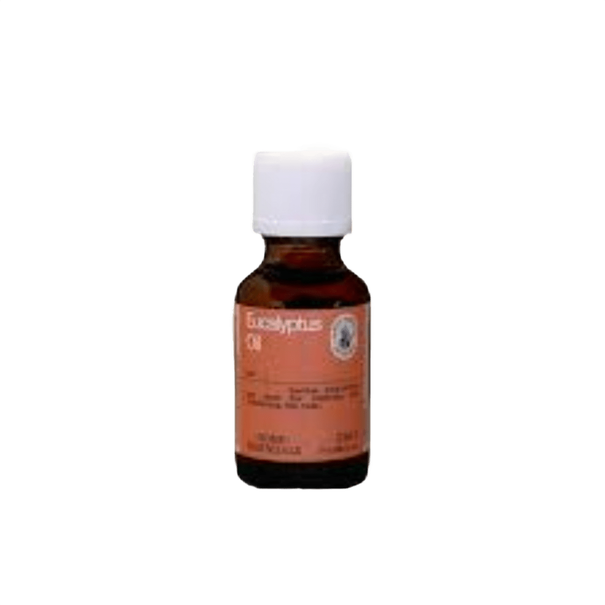 Eucalyptus Oil, 25ml bottle, a concentrated aromatic eucalyptus oil commonly used for steam inhalation and refreshing vapour applications. Available from Dock Pharmacy UK.